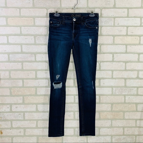 DL 1961 Amanda Skinny Distressed Seville J… - Picture 6 of 12
